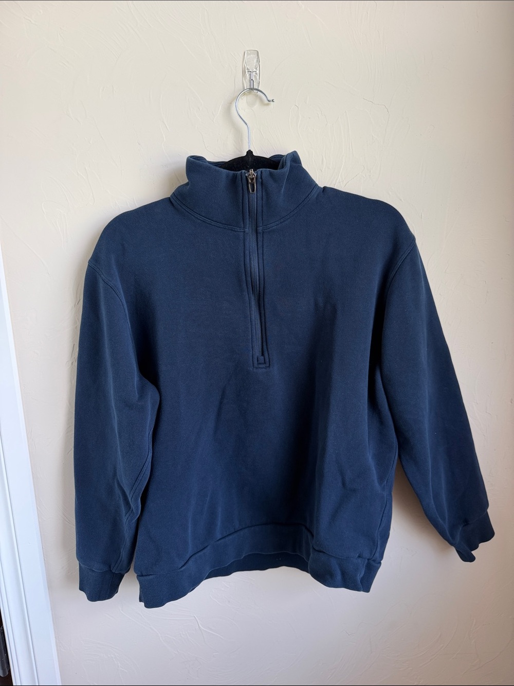 lululemon athletica Men's Navy Half-Zip Pullover Sweater